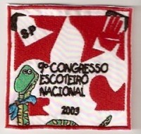 Distintivo CoBras – 9 Congresso Escoteiro Nacional 2003
